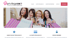 Desktop Screenshot of privilegece.net