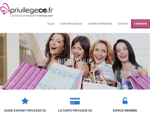 Tablet Screenshot of privilegece.net